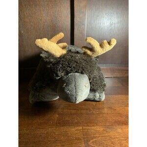 RARE- PEE WEE Pillow PETS Moose 12" X 13" Plush Super Soft!